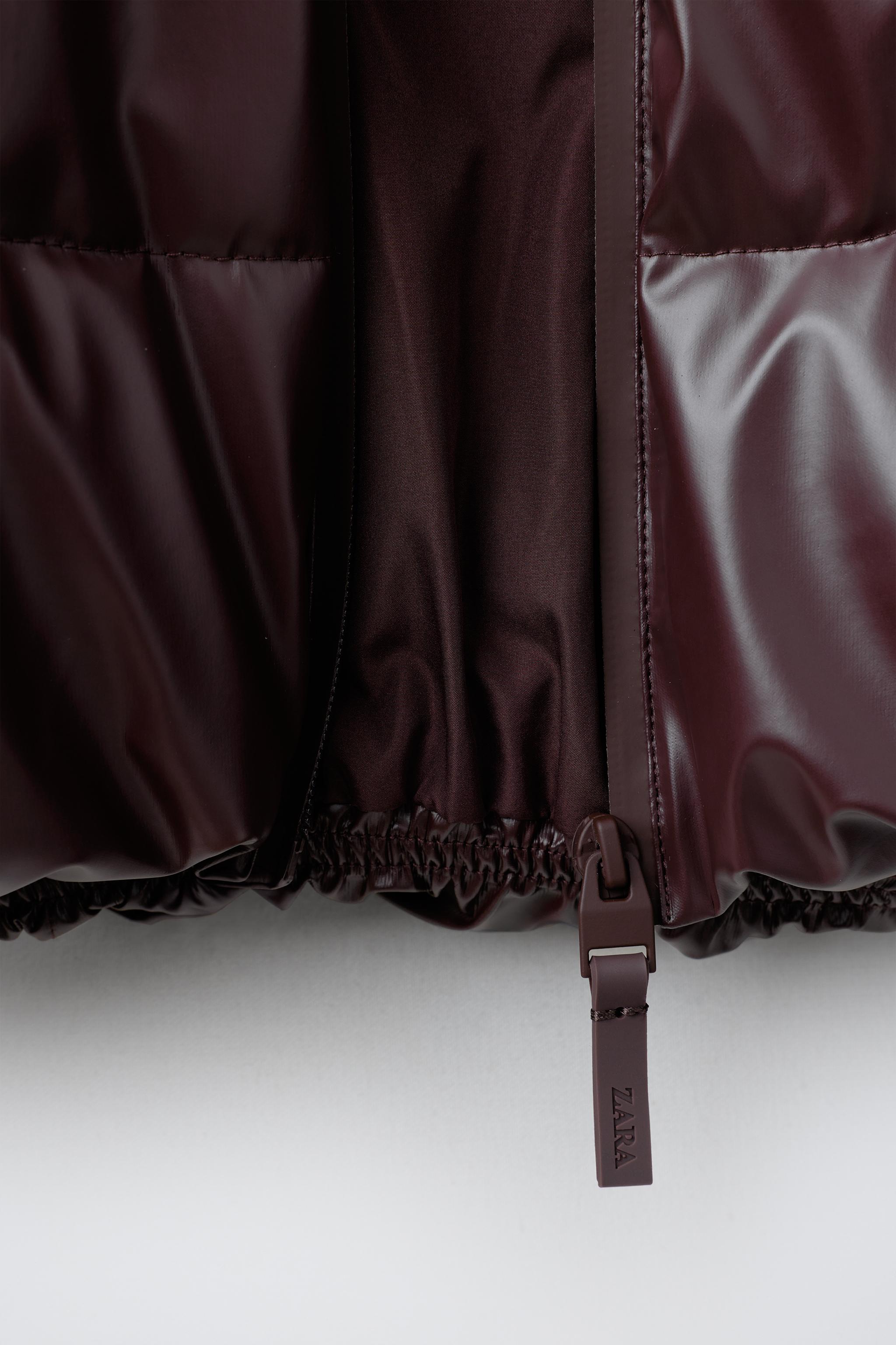 WATER-REPELLENT QUILTED SHINY JACKET